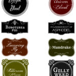 Diy Harry Potter Potion Bottles With Free Printable Labels (And Throughout Harry Potter Potion Labels Free Printable