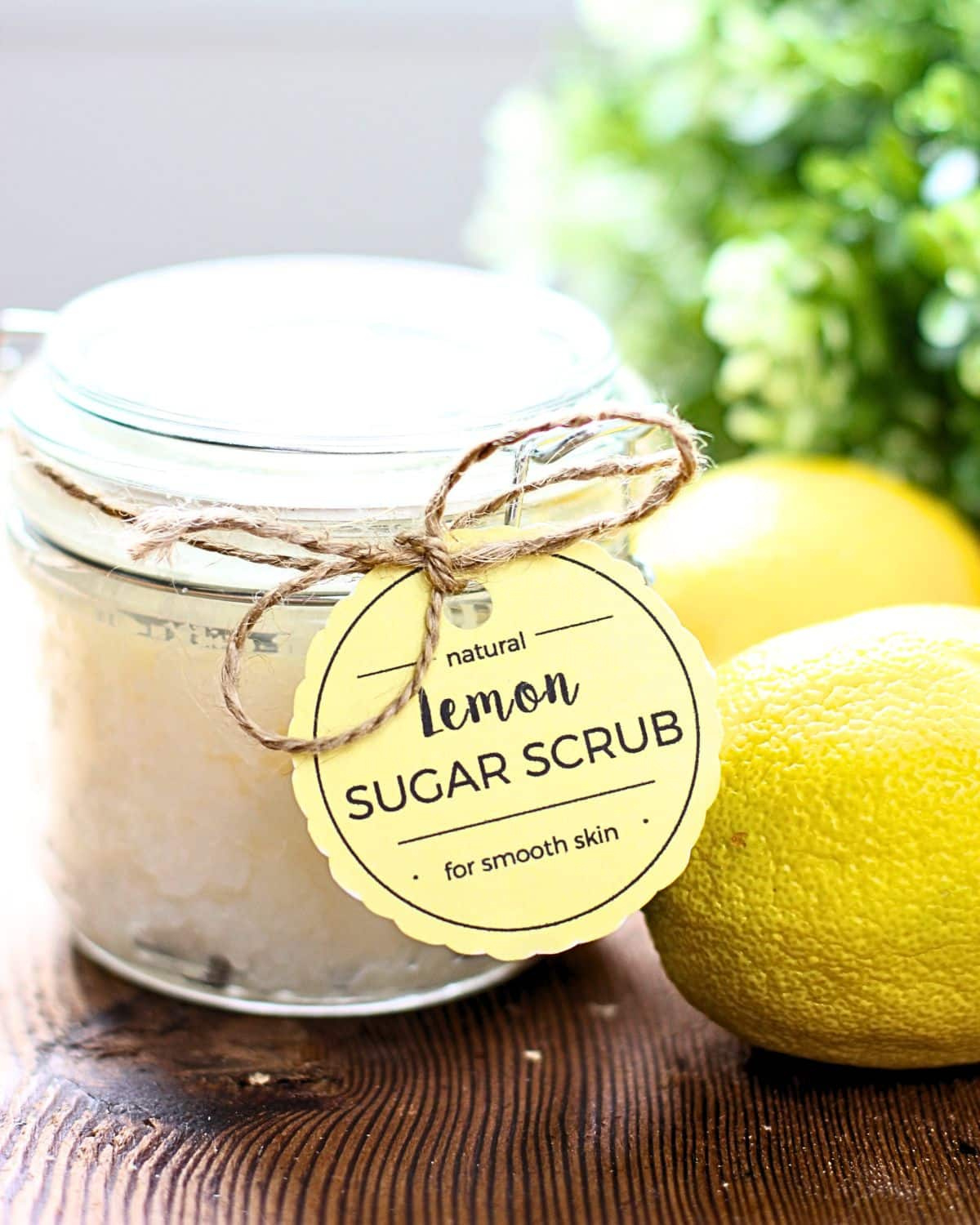 Diy Lemon Sugar Scrub + Free Printable Labels - Suburban Simplicity with regard to Lemon Sugar Scrub Printable Label
