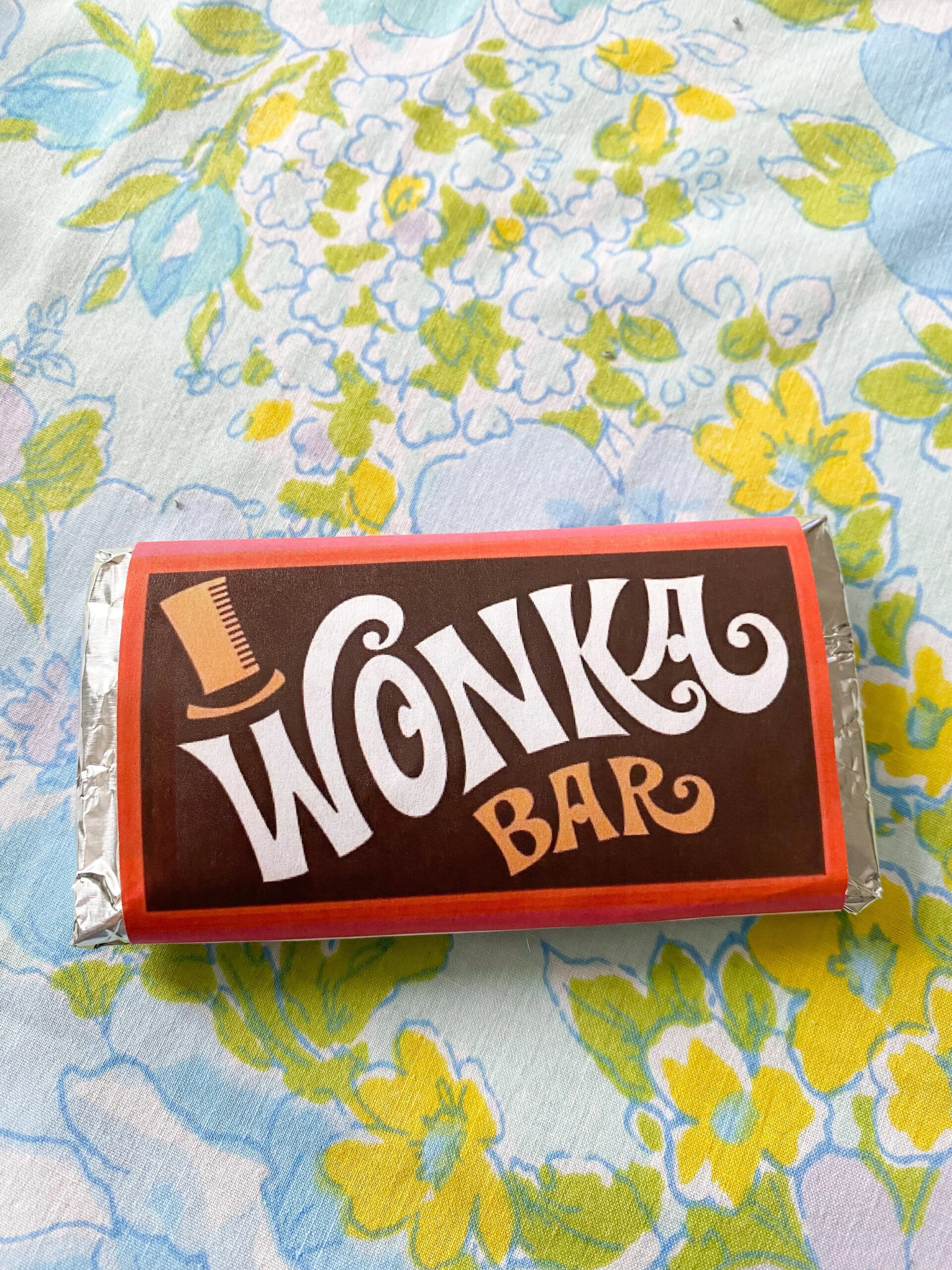 Diy Wonka Bar Craft + Free Printable — Emily Retro - Vintage And inside Wonka Bar Printable Label