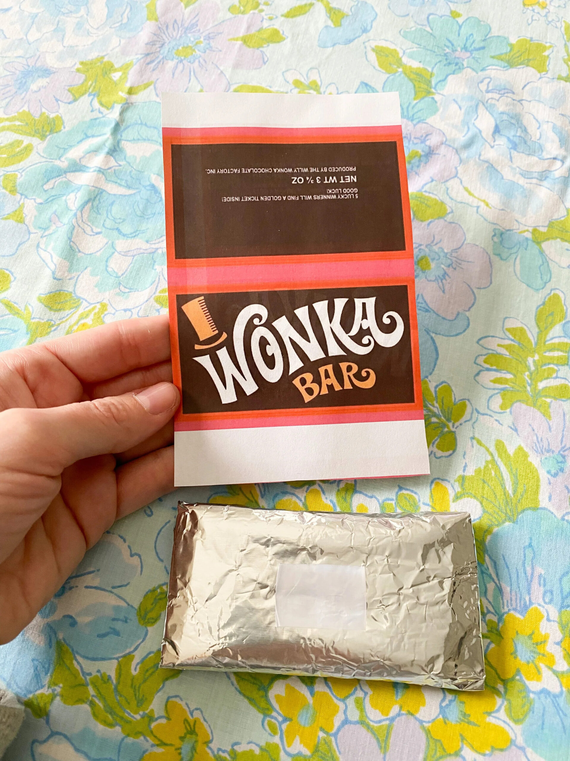 Diy Wonka Bar Craft + Free Printable — Emily Retro - Vintage And within Wonka Bar Printable Label