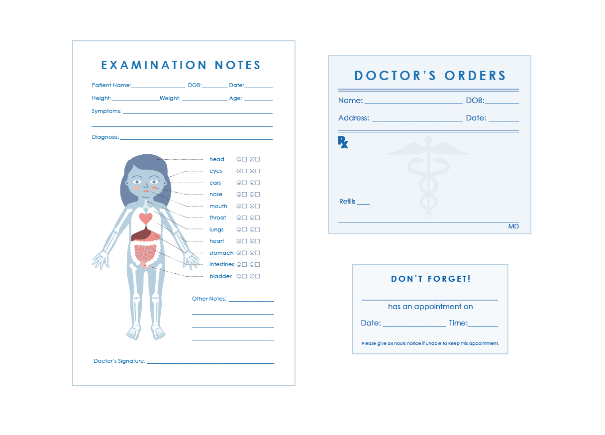 Doctor&amp;#039;S Office — Play With Cmyk - Free Printables pertaining to Free Printable Doctor Office Forms