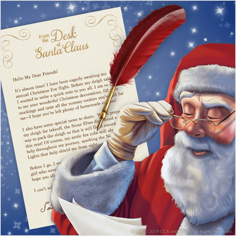 Download A Free, Printable Letter From Santa | The Elf On The Shelf in Free Printable From Santa Letter