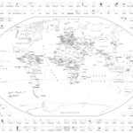 Download And Color A Free World Or United States Map With Flags Inside Printable World Map Coloring Page With Countries Labeled