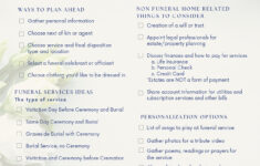 Download Our Free Funeral Pre-Planning Checklist Here inside Free Printable Funeral Planning Guide