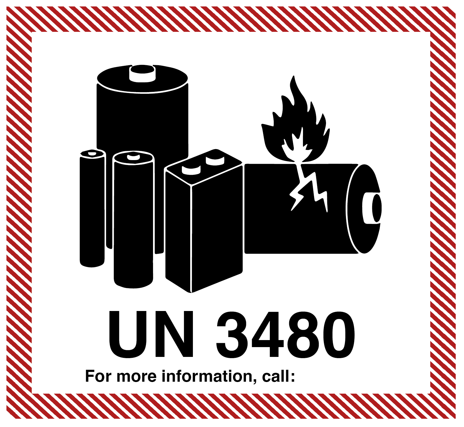 Download Your Free Template For The Iata Lithium Batteries Labels Here pertaining to Un3480 Printable Label