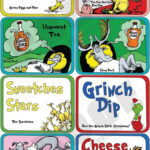 Dr. Seuss Theme Ideas | Dr. Seuss   Deluxe Theme Food Label Set For Free Dr Seuss Food Label Printable