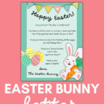 Easter Bunny Letter Free Printable   Making Frugal Fun Inside Free Printable Letters From The Easter Bunny