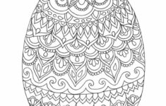 Easter Coloring Page - Free Easter Coloring Page with Free Printable Full Size Easter Egg Coloring Pages
