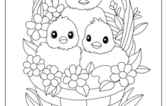 Easter Coloring Pages (Free Printables) pertaining to Free Printable Easy Easter Coloring Pages