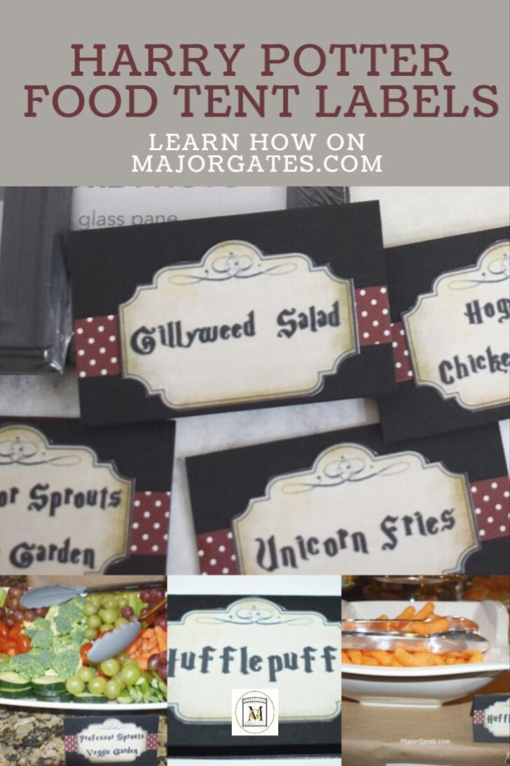 Harry Potter Food Labels Free Printable