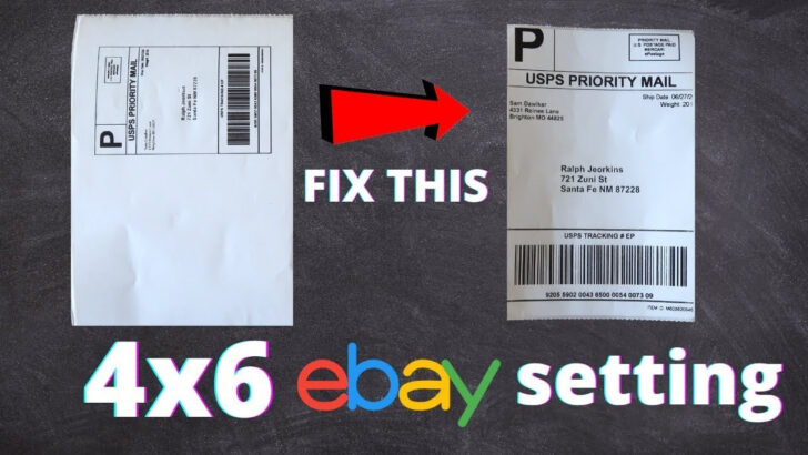 Printable Label Ebay