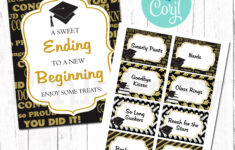 Editable Graduation Candy Labels, Candy Bar, Candy Buffet, Black inside Downloadable Free Printable Candy Buffet Labels