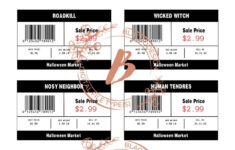 Editable Halloween Meat Labels, Fake Meat Label, Halloween Treat pertaining to Printable Halloween Meat Labels