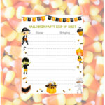 Editable Halloween Party Sign Up Sheet   Etsy Throughout Free Printable Halloween Party Sign Up Sheet
