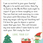 Elf On The Shelf Letter {4 Free Printables!}   Make Life Lovely With Regard To Free Printable Elf On The Shelf Welcome Back Letter