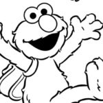 Elmo Playing In The Leaves Coloring Page |… | Pbs Kids For Parents Pertaining To Free Printable Elmo Coloring Pages