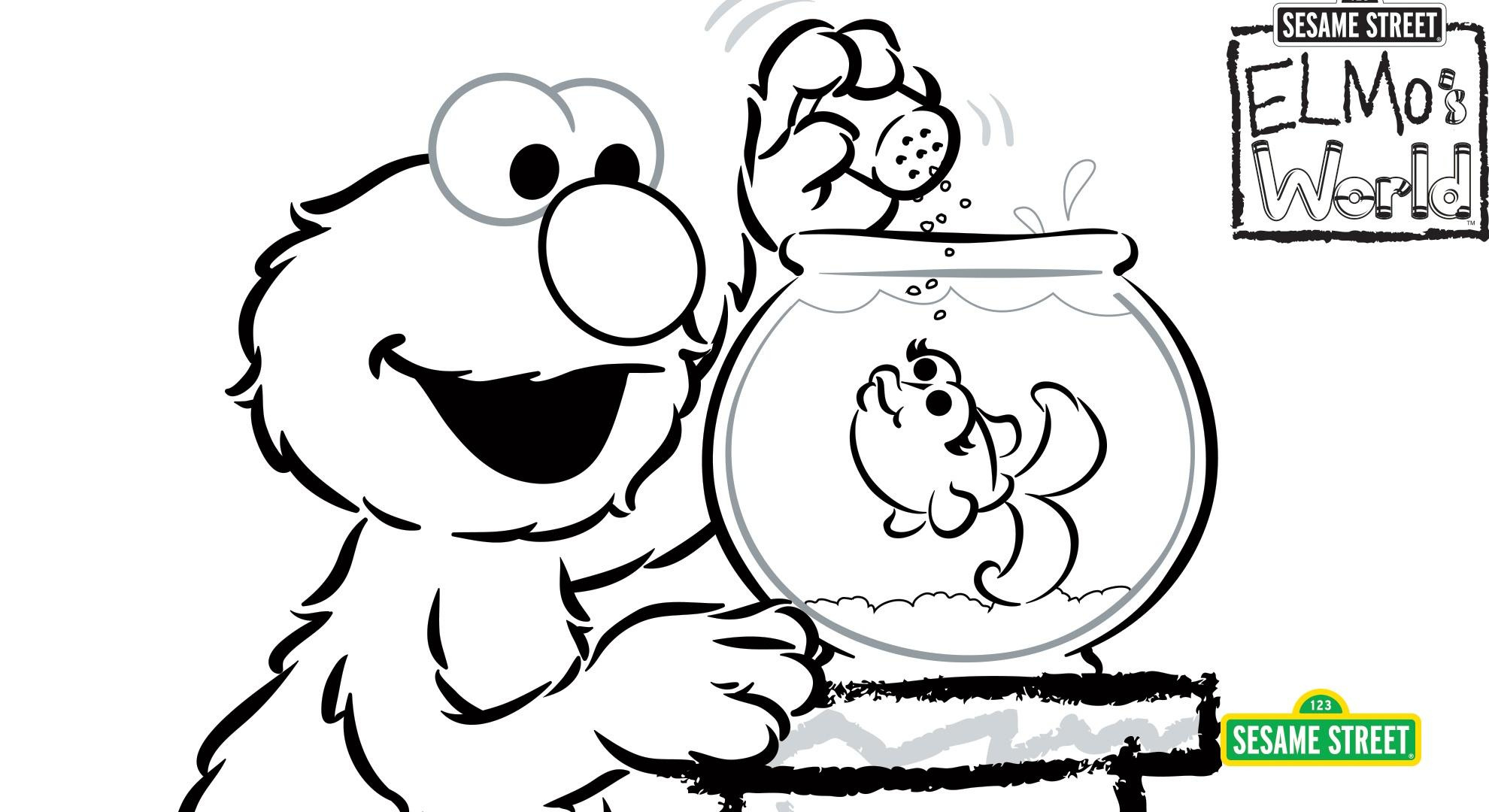 Elmo&amp;#039;S World Coloring Page Printable | Sesame Street | Pbs inside Free Printable Elmo Coloring Pages