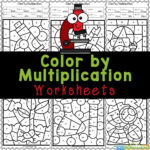 🔬 Science Themed Multiplication Colornumber Worksheets With Regard To Free Printable Multiplication Color By Number
