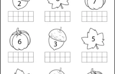 Fall Math Worksheets For Kindergarten, Preschool &amp; 1St Grade intended for Free Printable Worksheets For Preschool Math