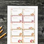 Fall Name Tags (A Pretty Free Printable) Pertaining To Name Labels Free Printable