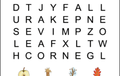 Fall Word Search For Kindergarten - Tree Valley Academy with Free Printable Kindergarten Word Search