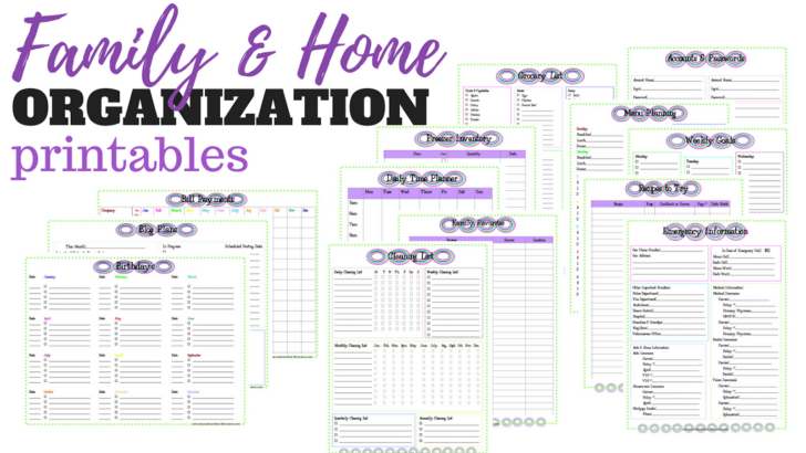 Free Printable For Home Management Binder