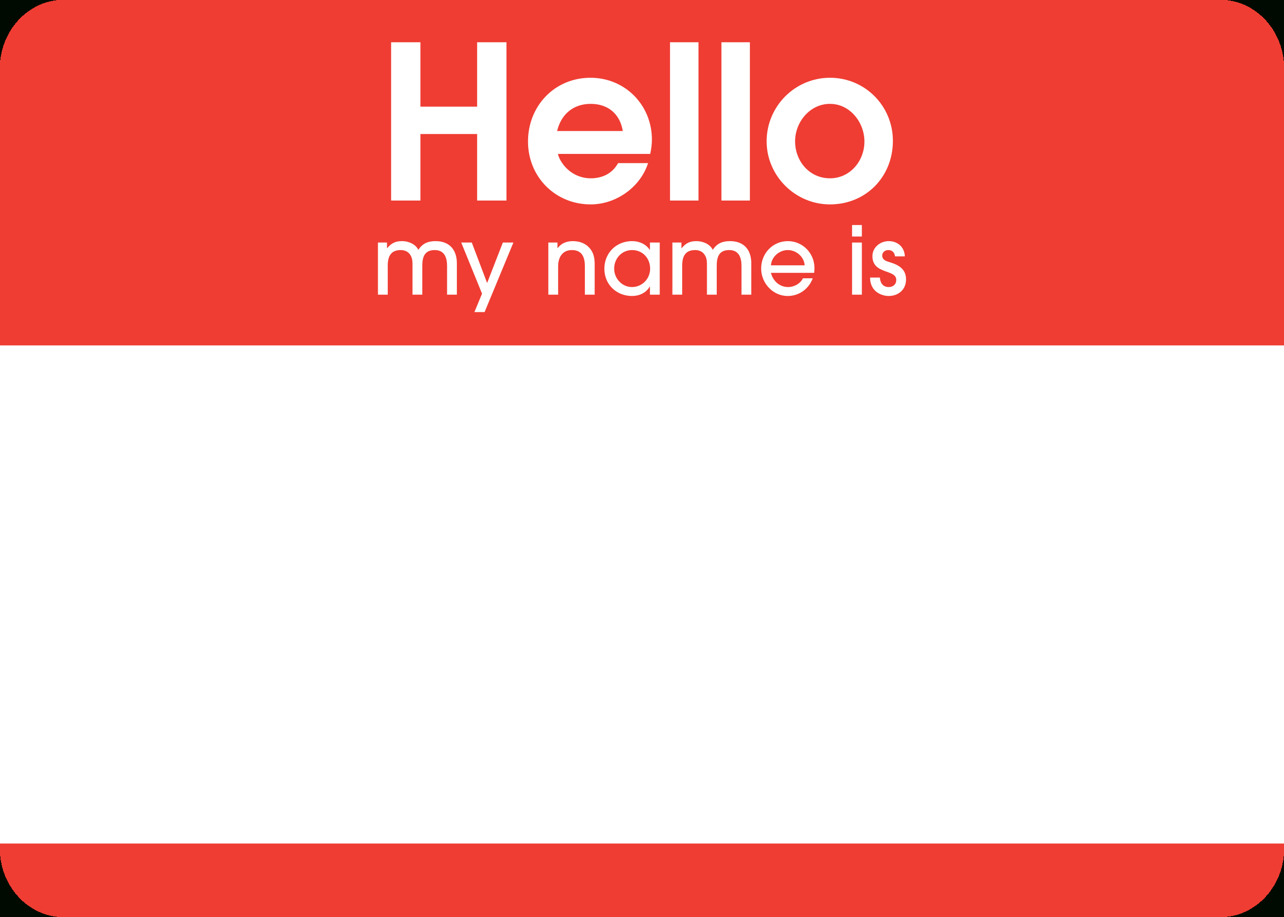 File:hello My Name Is Sticker.svg - Wikimedia Commons inside Hello My Name Is Labels Printable