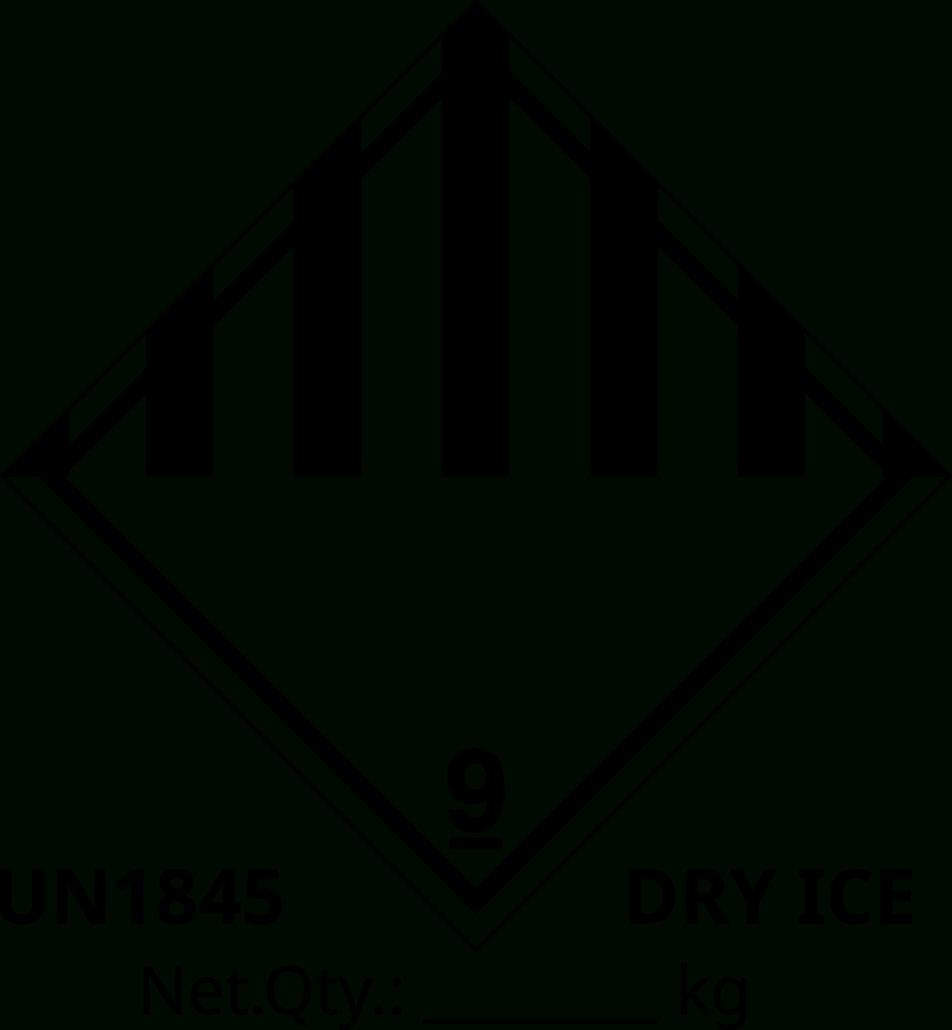 File:un1845 Dry Ice Label.svg - Wikimedia Commons within Dry Ice Un1845 Printable Label