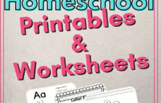 Finding Homeschool Printables/Worksheets with Free Printable Worksheets For Homeschooling