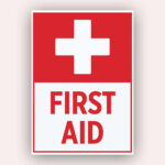 First Aid Sign,Sign For First Aid,Printable First Aid Sign,First Within First Aid Kit Label Printable