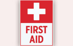 First Aid Sign,Sign For First Aid,Printable First Aid Sign,First within First Aid Kit Label Printable