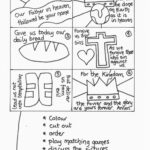 Flame: Creative Children'S Ministry: Lord'S Prayer Cards With Free Printable The Lord'S Prayer Activity Sheets