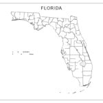 Florida Blank Map Within Free Printable Florida County Map
