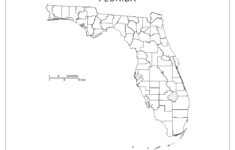 Florida Blank Map within Free Printable Florida County Map
