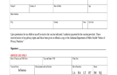 Flu Vaccine Form Pdf: Fill Out &amp; Sign Online | Dochub with Free Printable Flu Vaccine Form