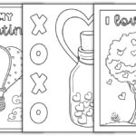 Foldable Valentine'S Day Coloring Cards (Totally Free!)   The With Free Printable Valentine'S Day Cards To Color