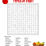 Food Word Search (Free Printable Puzzles) – Free Printables Intended For Free Printable Word Search Large Print
