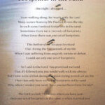 Footprints In The Sand   10 Free Pdf Printables | Printablee Inside Free Printable Footprints In The Sand Poem