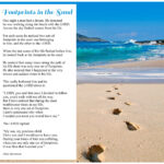 Footprints In The Sand Poem Printable For Free Printable Footprints In The Sand Poem