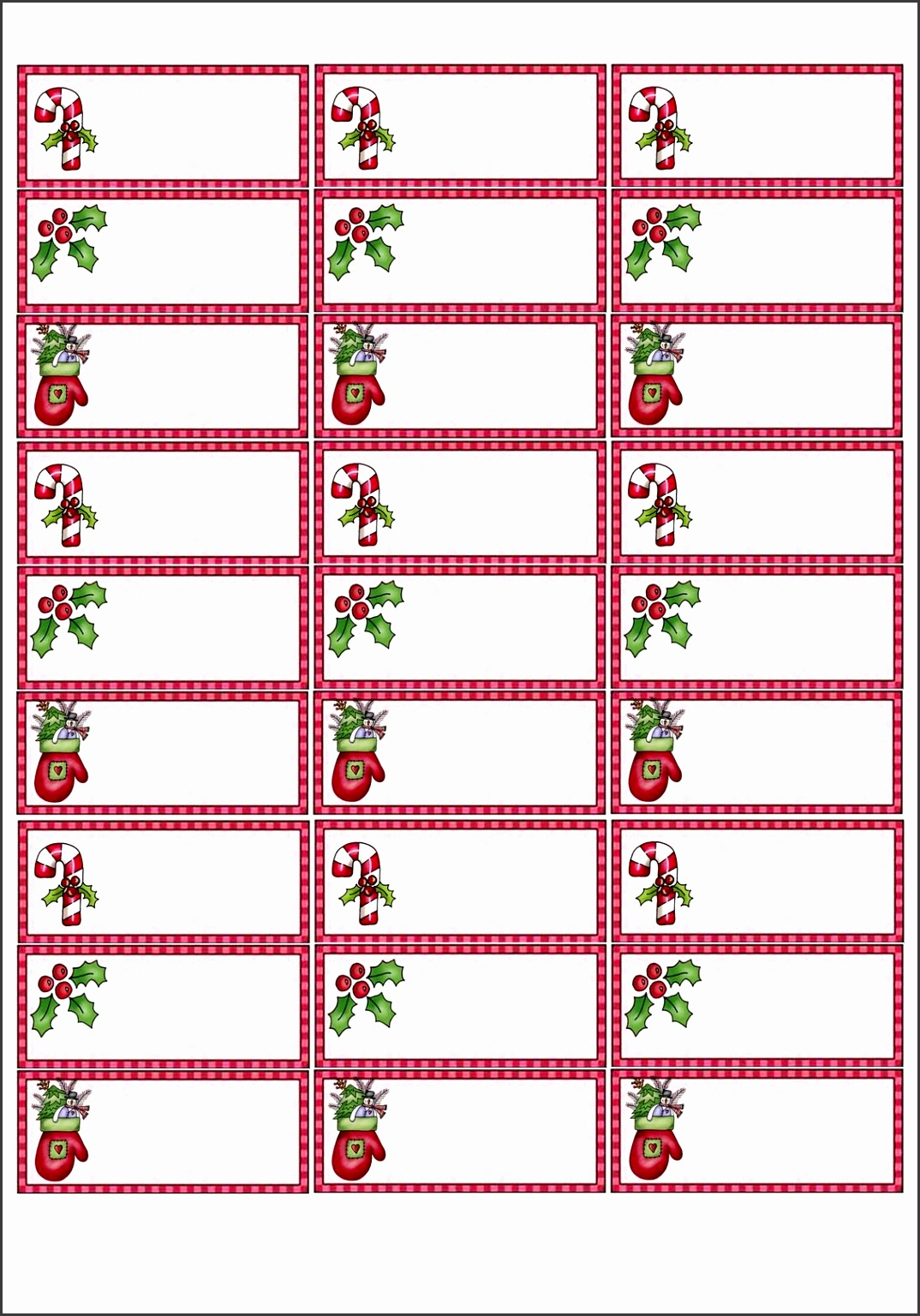 For Business Mail Address Labels Free Mailing Label Template Of with regard to Free Printable Xmas Address Labels