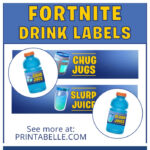 Fortnite Party Ideas And Printables | Printabelle Regarding Free Printable Fortnite Labels