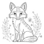 Fox Coloring Pages   Free Printables | Skip To My Lou For Free Printable Fox Coloring Pages