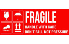 Fragile Printable Label - Printable Party Favors with Fragile Shipping Label Printable