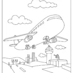 Free Airplane Coloring Pages For Download (Printable Pdf) In Free Printable Airplane Coloring Pages