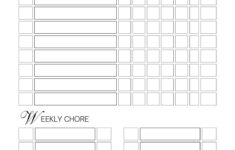 Free And Customizable Chore Templates for Free Printable Daily Chore List