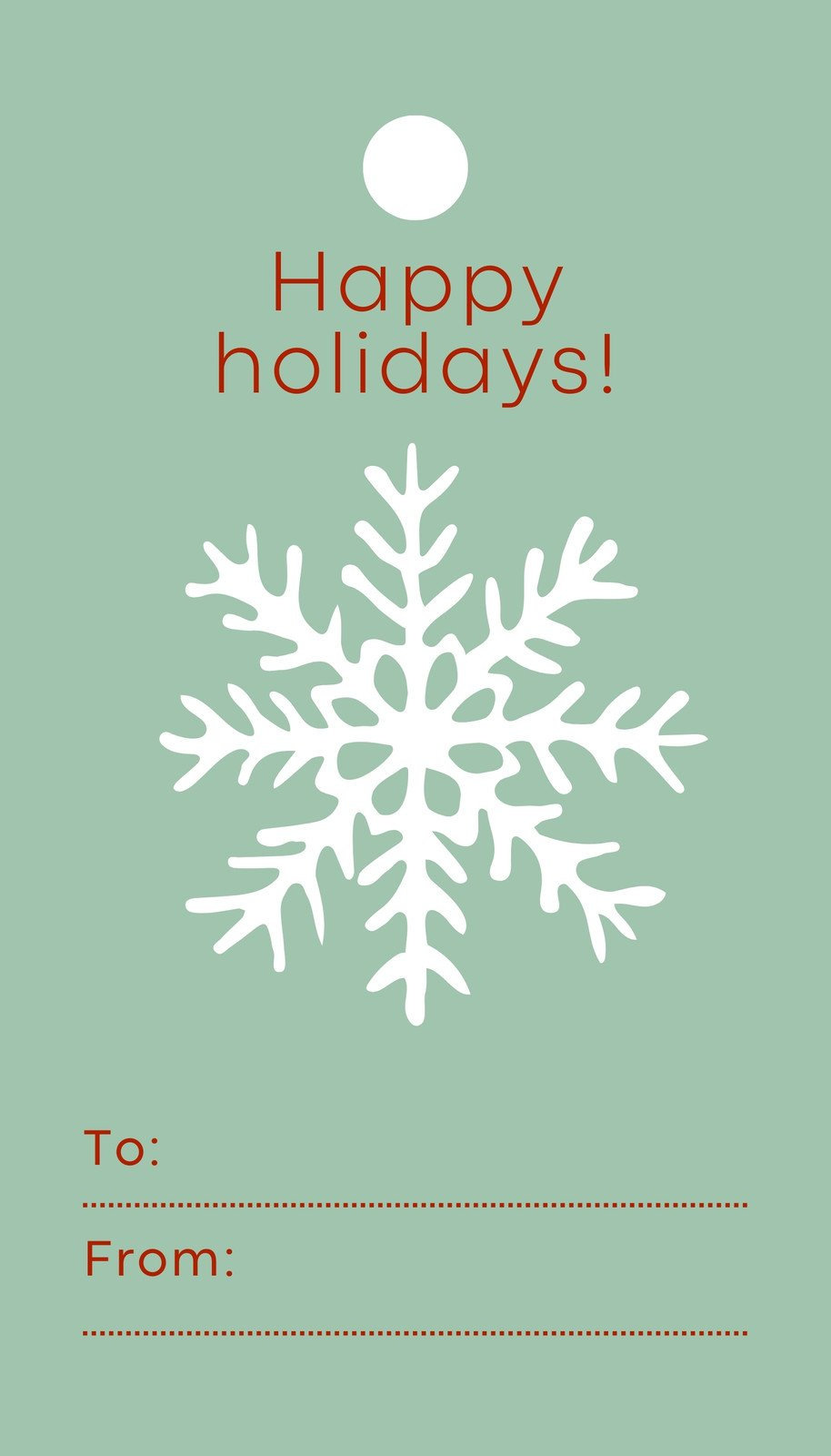 Free And Customizable Holiday Gift Tag Templates | Canva within Free Printable Holiday Gift Tags