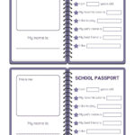 Free And Customizable Passport Templates Inside Free Printable Template For Mini Passport Book