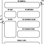 Free And Printable All About Me Worksheet Templates | Canva Inside Free Printable Getting To Know You Worksheets
