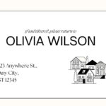 Free And Printable Custom Address Label Templates | Canva Within Free Printable Address Label