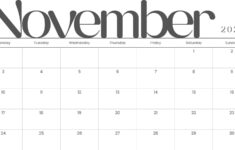 Free And Printable November 2025 Calendar Templates | Canva for Free Printable November 2025 Calendar